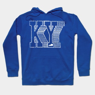 KY- Kentucky Vintage Distressed Hoodie